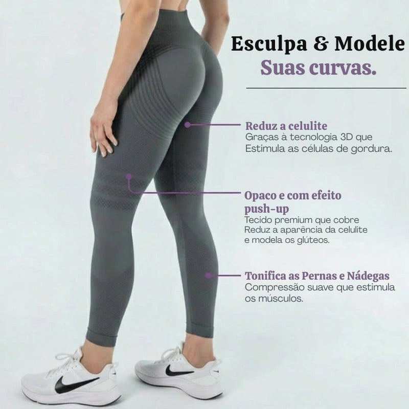 Legging Esculpidora 3D - Anticelulítico